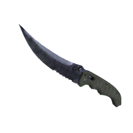 StatTrak™ Flip Knife | Blue Steel  (Field-Tested)