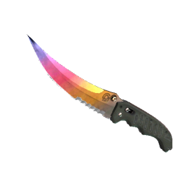 StatTrak™ Flip Knife | Fade  (Factory New)