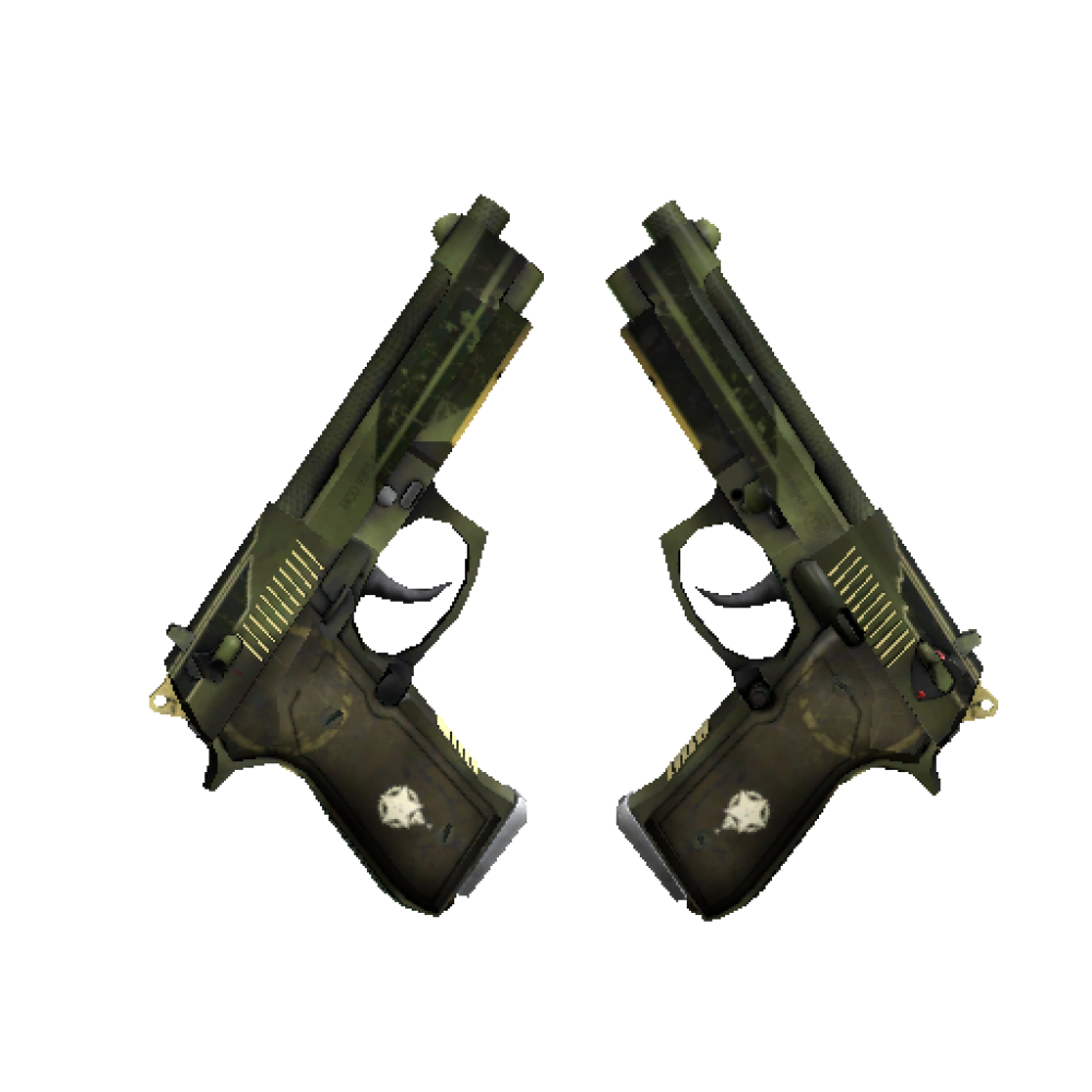 StatTrak™ Dual Berettas | Retribution  (Minimal Wear)