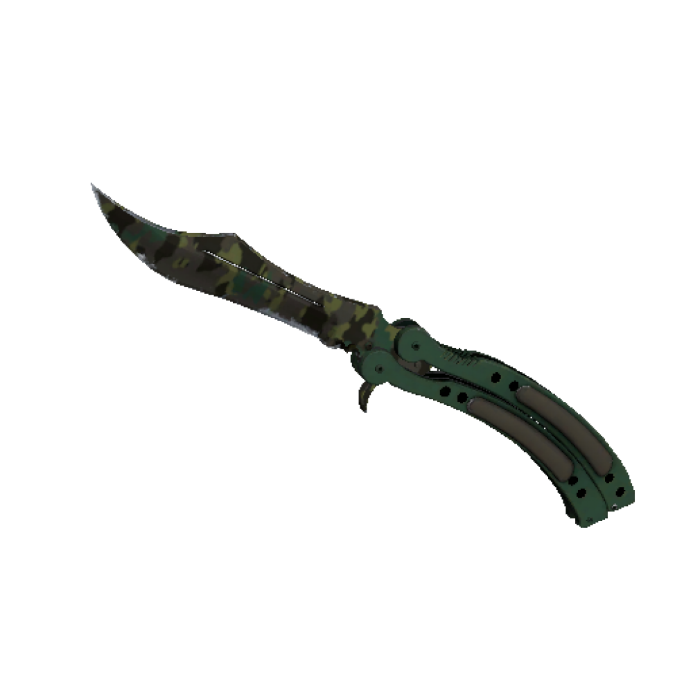 Butterfly Knife | Boreal Forest  (Well-Worn)