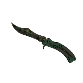 Butterfly Knife | Boreal Forest  (Well-Worn)