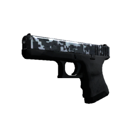 Glock-18 | Steel Disruption  (Minimal Wear)