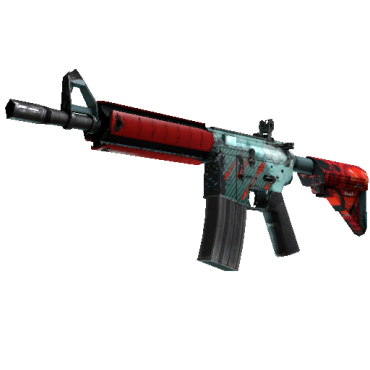 M4A4 | Bullet Rain  (Well-Worn)