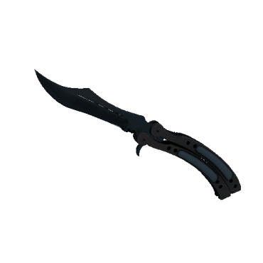 StatTrak™ Butterfly Knife | Night  (Minimal Wear)