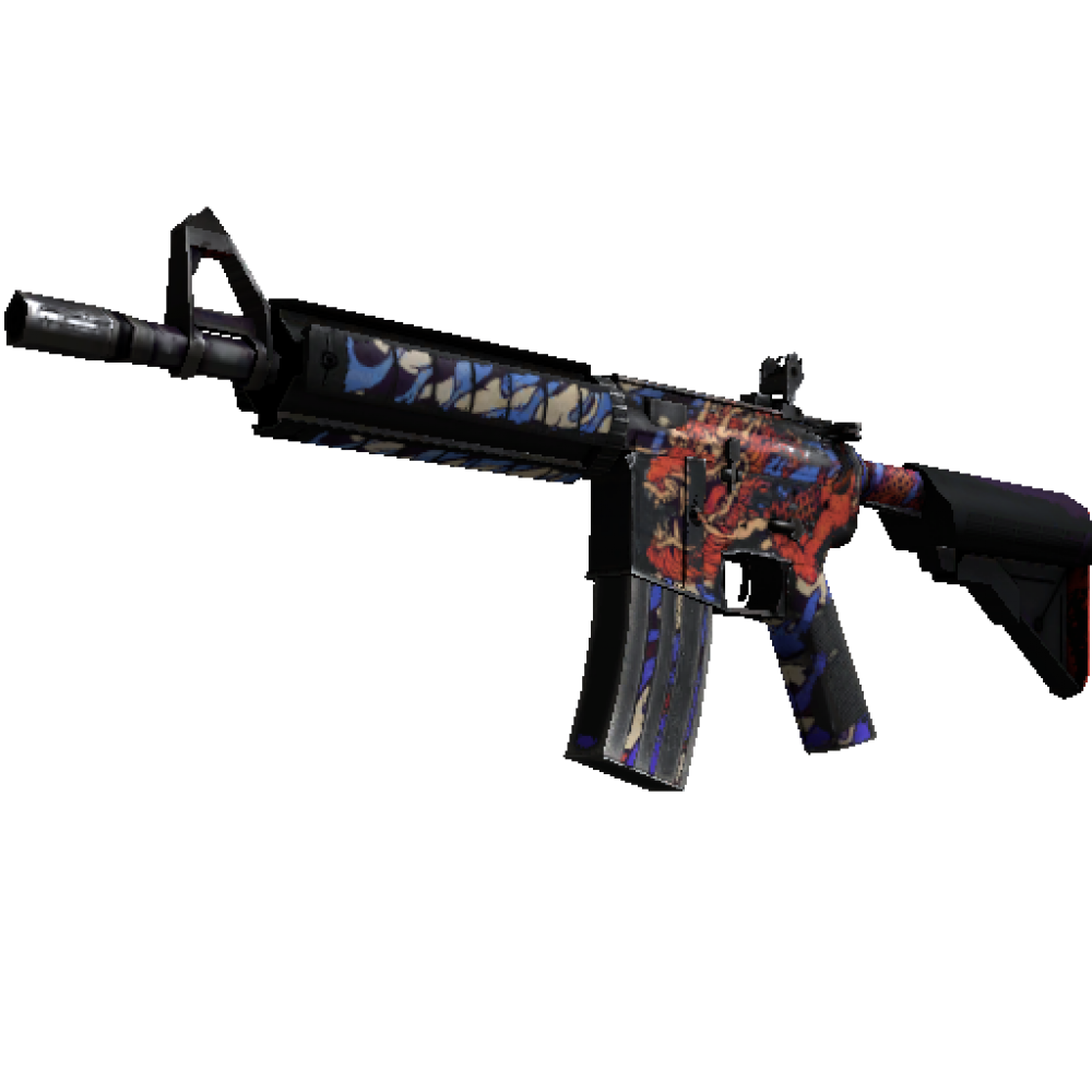 M4A4 | 龍王 (Dragon King)  (Battle-Scarred)