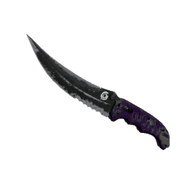 Flip Knife | Ultraviolet  (Battle-Scarred)