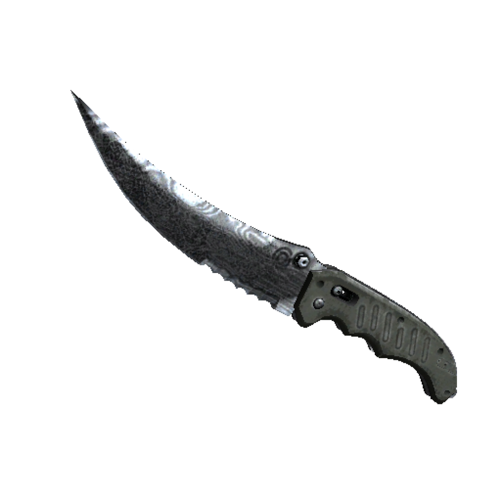 Flip Knife | Damascus Steel  (Battle-Scarred)