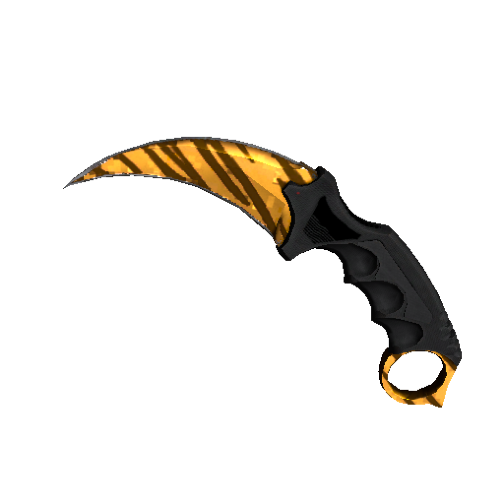 StatTrak™ Karambit | Tiger Tooth  (Minimal Wear)