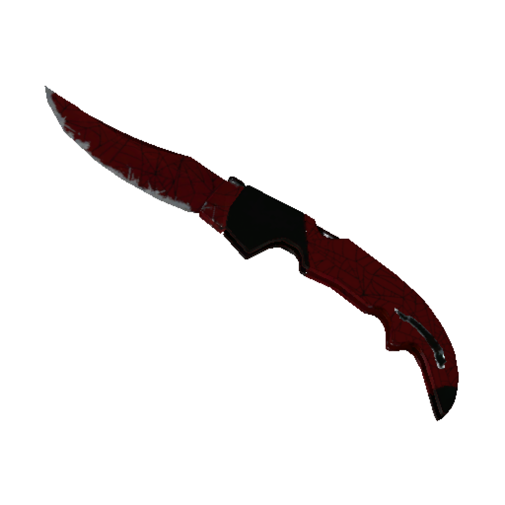 Falchion Knife | Crimson Web  (Field-Tested)