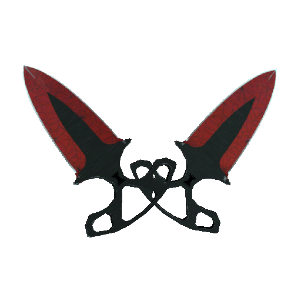 Shadow Daggers | Crimson Web  (Field-Tested)