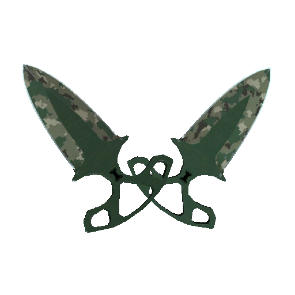 Shadow Daggers | Forest DDPAT  (Well-Worn)