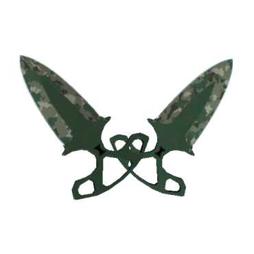 StatTrak™ Shadow Daggers | Forest DDPAT  (Field-Tested)