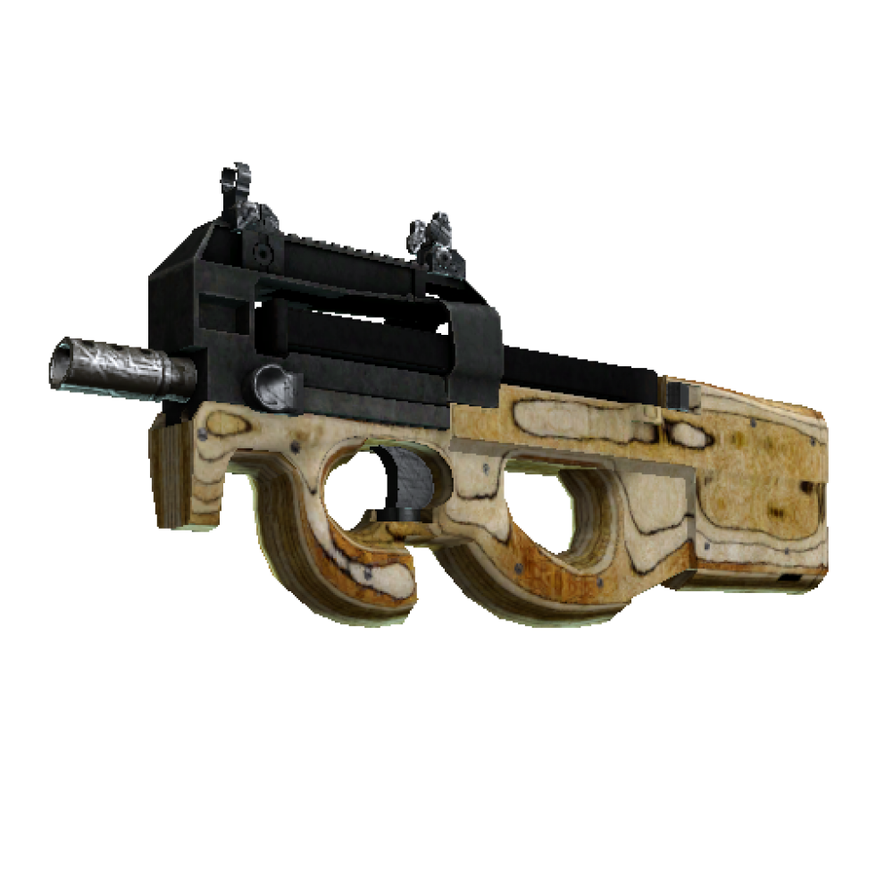 P90 | Shapewood  (Battle-Scarred)