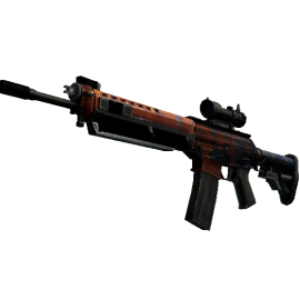 StatTrak™ SG 553 | Danger Close  (Well-Worn)