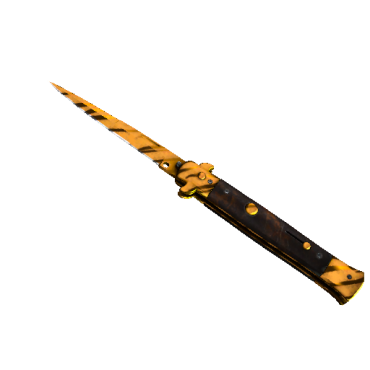 Stiletto Knife | Tiger Tooth  (Factory New)