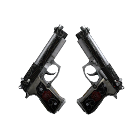 StatTrak™ Dual Berettas | Balance  (Battle-Scarred)