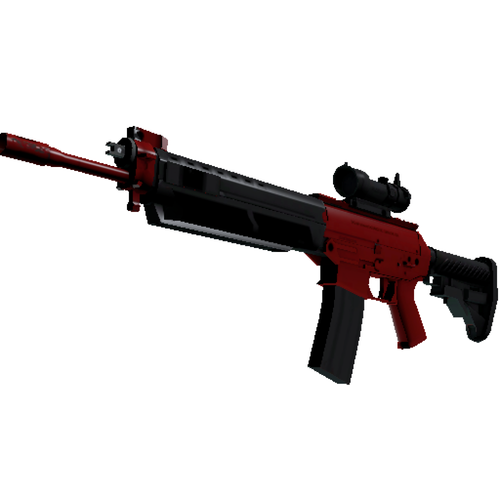 SG 553 | Candy Apple  (Minimal Wear)