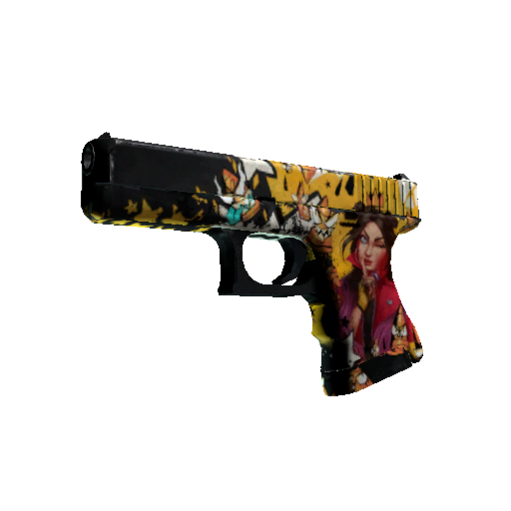 Glock-18 | Bullet Queen  (Battle-Scarred)