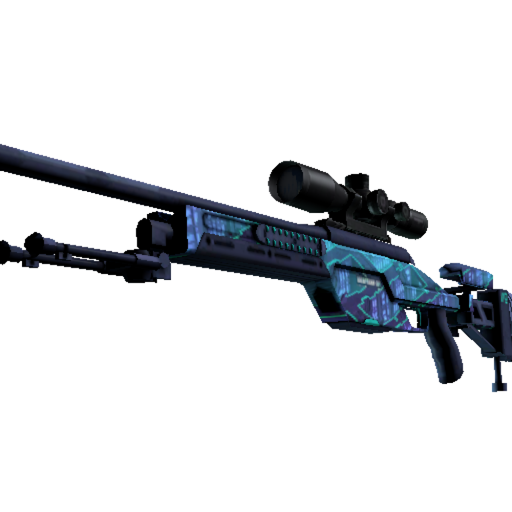 StatTrak™ SSG 08 | Mainframe 001  (Minimal Wear)