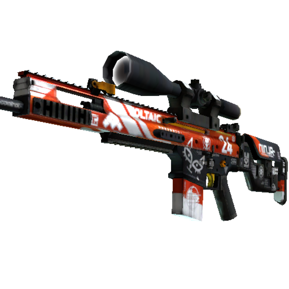 SCAR-20 | Bloodsport  (Minimal Wear)