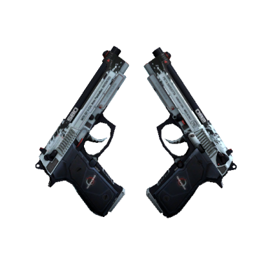 StatTrak™ Dual Berettas | Dezastre  (Minimal Wear)