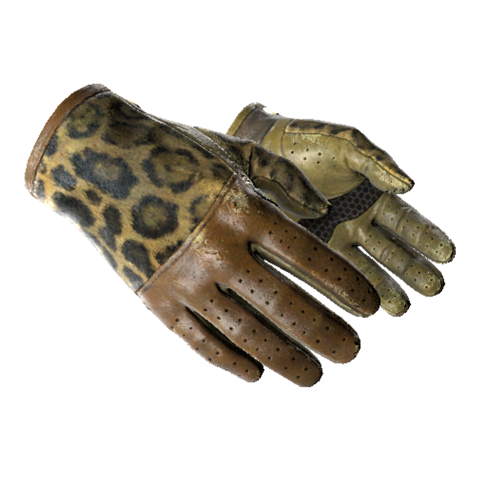 Driver Gloves | Queen Jaguar  (Well-Worn)