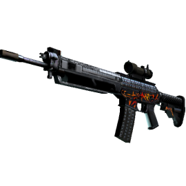 SG 553 | Heavy Metal  (Minimal Wear)