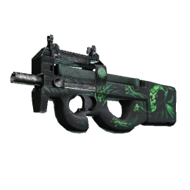 StatTrak™ P90 | Grim  (Battle-Scarred)