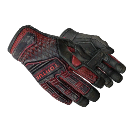 Specialist Gloves | Crimson Kimono  (Battle-Scarred)