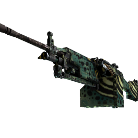M249 | Emerald Poison Dart  (Well-Worn)