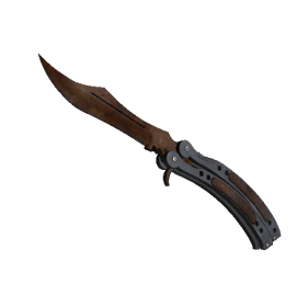 Butterfly Knife | Rust Coat  (Battle-Scarred)