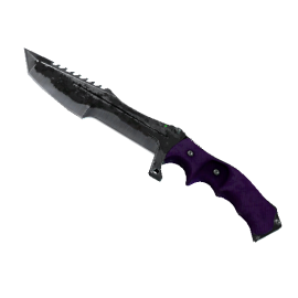 Huntsman Knife | Ultraviolet  (Battle-Scarred)