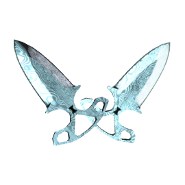 Shadow Daggers | Damascus Steel  (Minimal Wear)