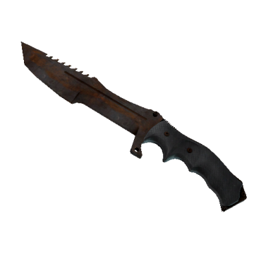 Huntsman Knife | Rust Coat  (Battle-Scarred)