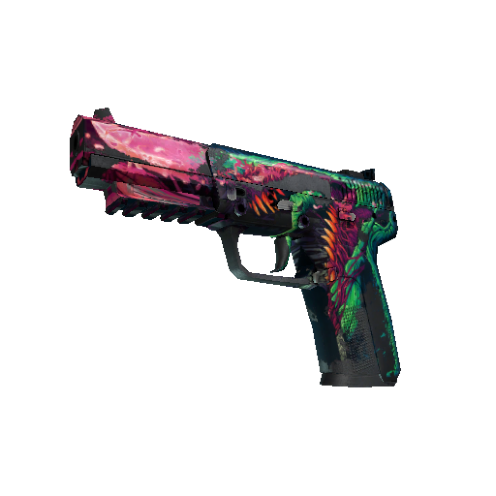 Five-SeveN | Hyper Beast  (Battle-Scarred)