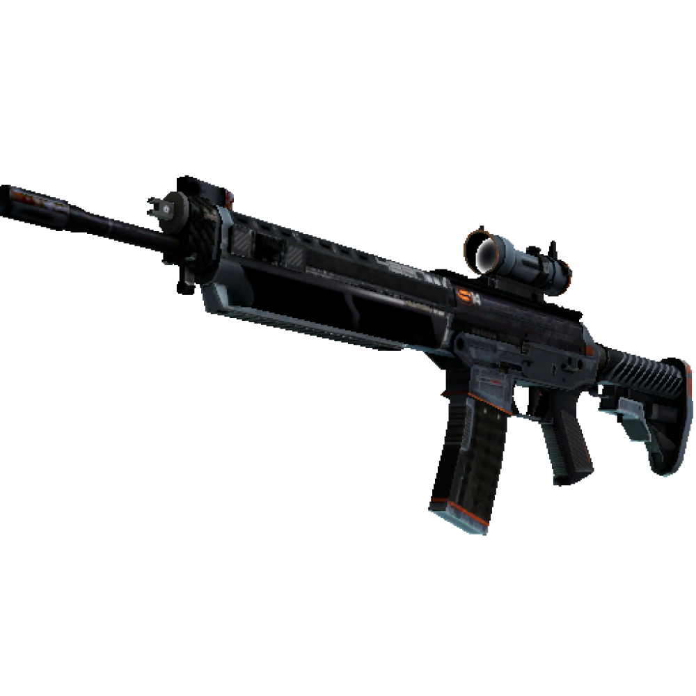 StatTrak™ SG 553 | Phantom  (Battle-Scarred)