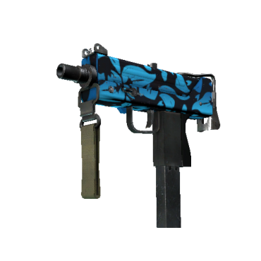 StatTrak™ MAC-10 | Oceanic  (Well-Worn)