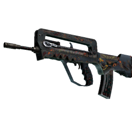 FAMAS | Eye of Athena  (Battle-Scarred)