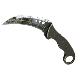 Talon Knife | Boreal Forest  (Battle-Scarred)