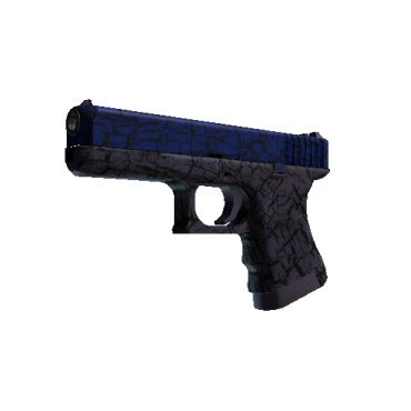 Glock-18 | Blue Fissure  (Minimal Wear)