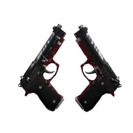 StatTrak™ Dual Berettas | Panther  (Field-Tested)