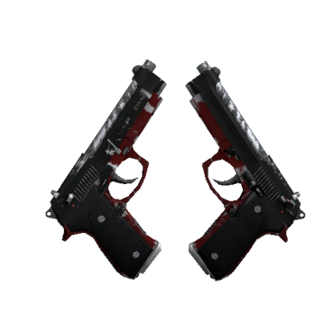 StatTrak™ Dual Berettas | Panther  (Field-Tested)