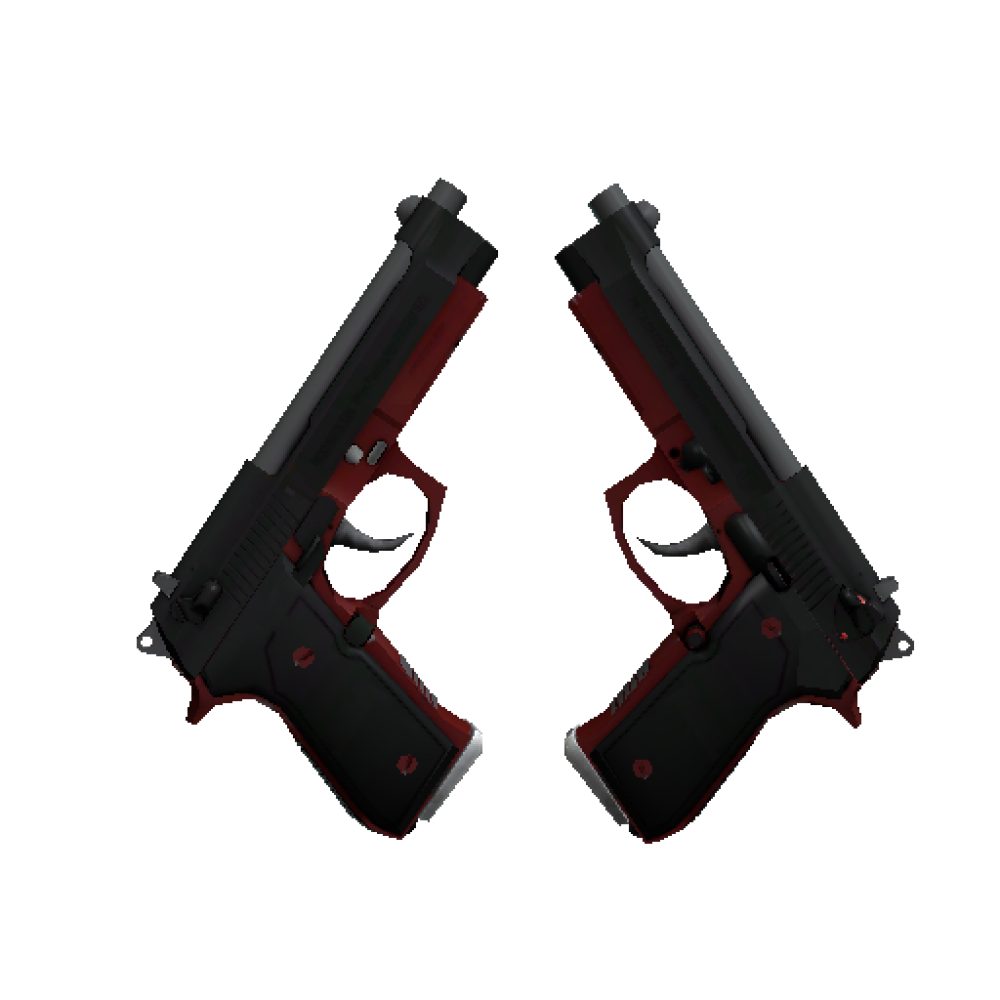 StatTrak™ Dual Berettas | Panther  (Minimal Wear)