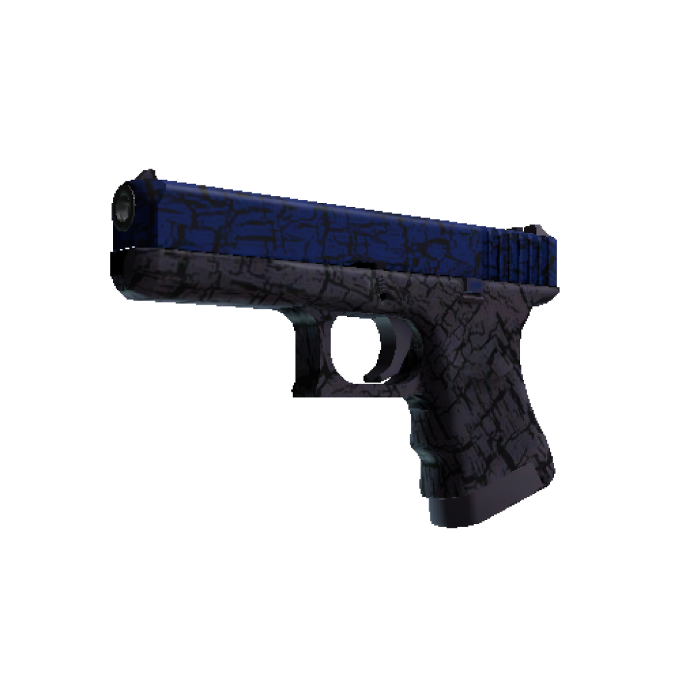 StatTrak™ Glock-18 | Blue Fissure  (Minimal Wear)