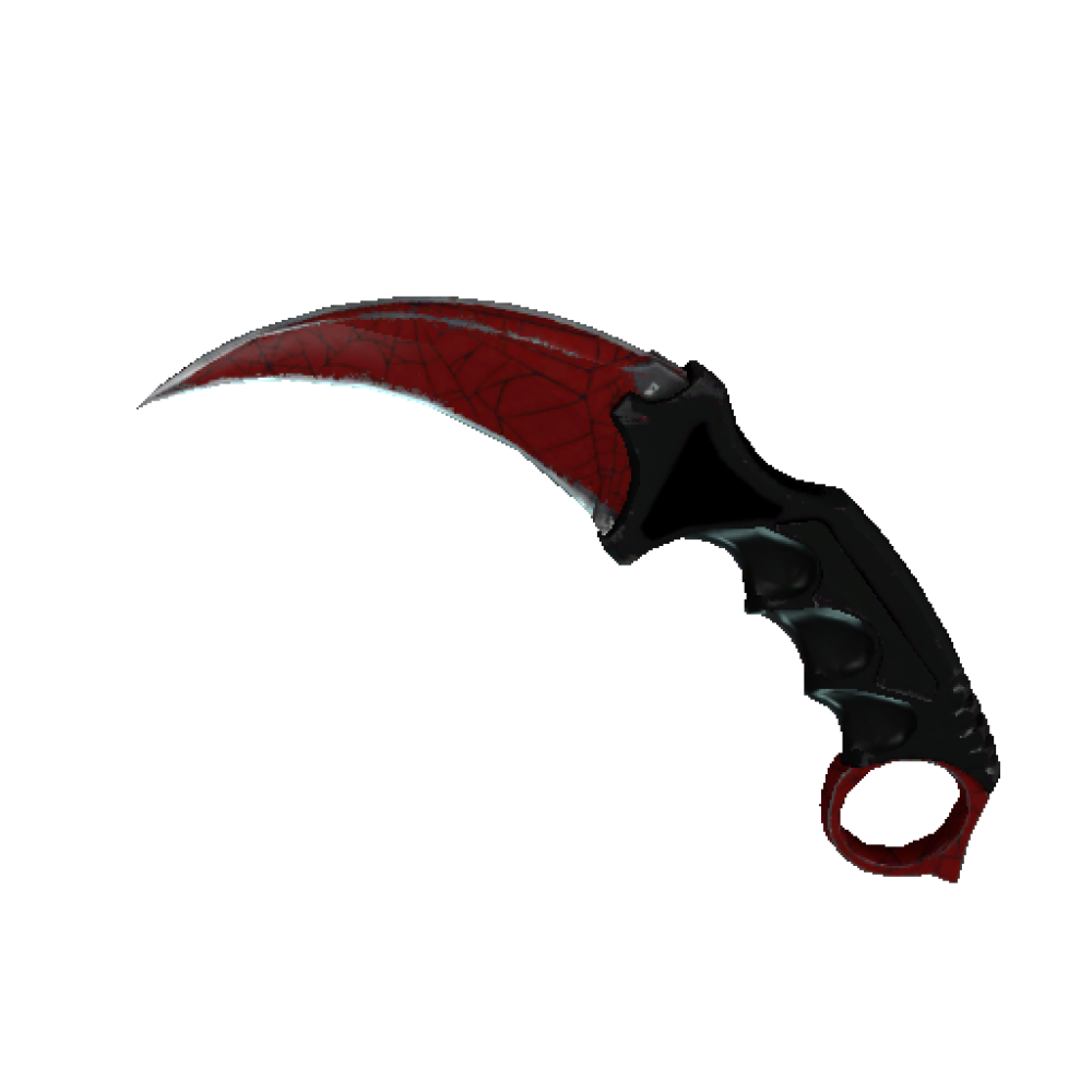 Karambit | Crimson Web  (Well-Worn)