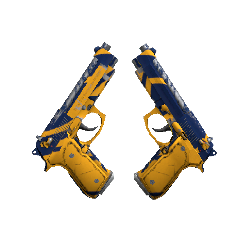 StatTrak™ Dual Berettas | Marina  (Field-Tested)